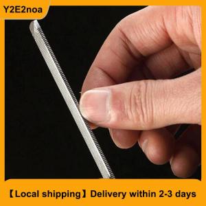 【Local shipping】 Stainless steel metal file nail art beauty dual sided pedicure manicure tool