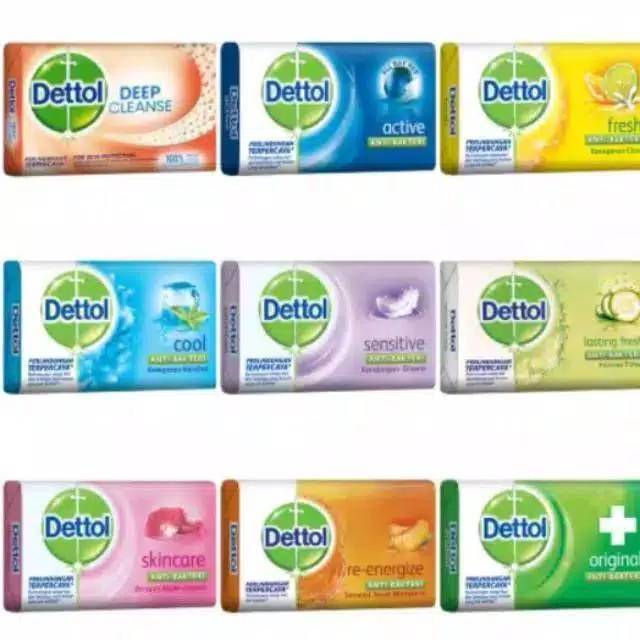 Sabun Dettol Batang 100g All Varian