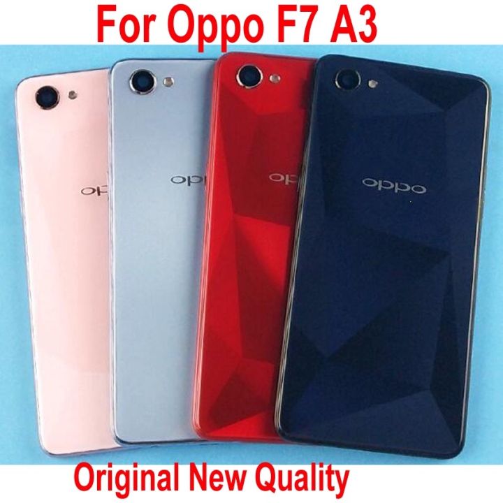 Oppo F7 A3 Rear Battery Cover Camera Lens Power Volume