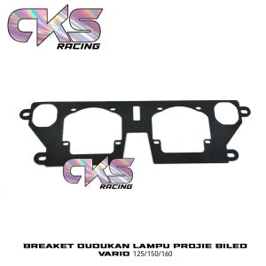 BRACKET BRECKET DUDUKAN LAMPU PROJIE BILED HID AES 25 inci VARIO 125/150 NEW 2018-2022 VARIO 160