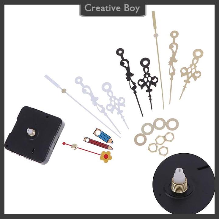 [Creative] 1 Set Silent Quartz Clock Movement Mechanism DIY Kit Battery ...