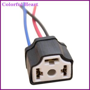 Colorful Heart H4 9003สายไฟเซรามิกในรถยนต์หัวหลอดไฟปลั๊กซ็อกเก็ตควบคุมโคมไฟ