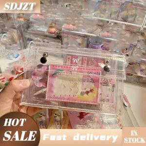 SDJZT Túi trang điểm trong suốt PVC 4 lớp tổ chức vệ sinh du lịch & Hộp Bút Chì đa năng cho sinh viên