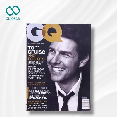 PRELOVED GQ Magazine May 2006 USA Tom Cruise Mens Magazine NBA Style