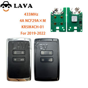 LAVA Key 4A NCF29xMChip 433MHz Car Remote Key KR5IK4CH-01 สำหรับ Renault Kadjar Clio5 Zoe2 Koleos Captur Scenic Megane 2016-2022