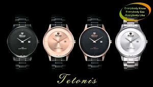 Jam Tangan Pria Original Terbaru Tetonis TS 6606 Sapphire Glass Anti Air
