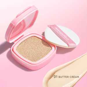 Glad2Glow Perfect Cover Cushion Foundation | High Coverage Glowing Finish | Lightweight & 12H Long-Lasting for All Skin Types