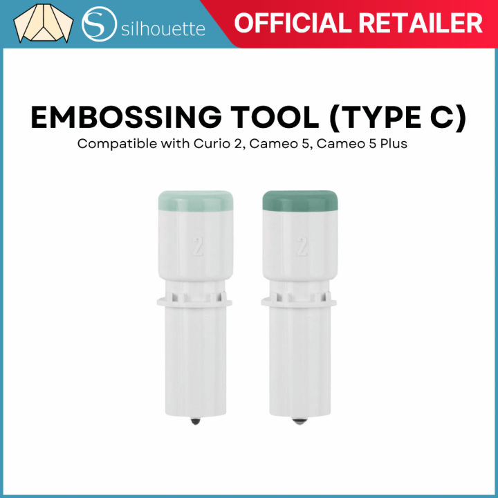 Silhouette Embossing Tool Set Compatible with Curio 2, Cameo 5, Cameo 5