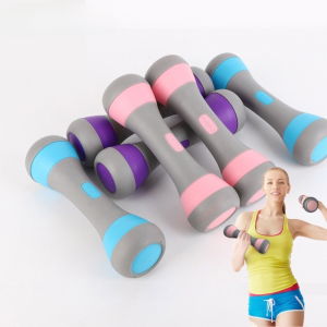 MECOME ไม่ลื่น ชุดดัมเบล 4 กิโลกรัม น้ำหนักที่ปรับได้ ดัมเบลสำหรับใช้ในบ้าน แบบพกพา พร้อมถุงมือ 1 คู่ ดัมเบลฟิตเนส สำหรับการฝึกแขน โยคะ และฟิตเนส