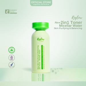 REGLOW 2in1Toner & Micellar Water - 150ml | Pelembab Wajah Glowing Original BPOM