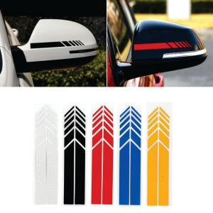 Stiker Spion Mobil Sticker Garis Warna Fashion Strip Samping Dekorasi Universal stiker untuk semua jenis mobil