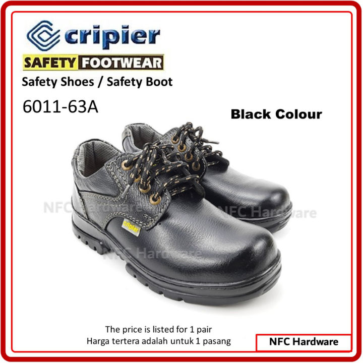 CRIPIER 6011 Safety Shoes Safety Boots Black 6011 63A Lazada