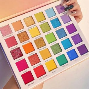 Eyeshadow Palette - Bold Color Cosmetics with Chunky Glitter & Matte Long-Lasting Performance