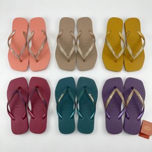 Hai Women Glitter Flip Flops Non Slip Soft Rubber Slippers Lightweight Comfortable Indoor Outdoor Sandals Fashion Tsinelas