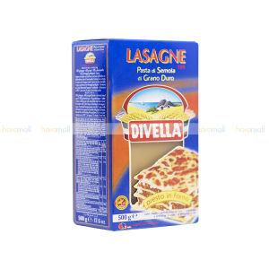 [TẶNG LÁ OREGANO + CÔNG THỨC] Mì lá Divella Lasagne số 109 hộp xanh không trứng