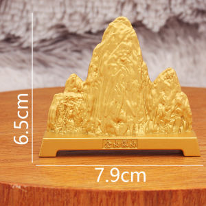 Alloy Silver Mountain Gold Mountain Home Office Fortune Ornament Living Room Desktop Wealth Attracting Decor