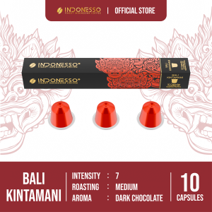 INDONESSO Bali Kintamani Coffee Capsules Compatible with Nespresso Machines / Kapsul Kopi