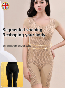 【Easy To Lose Weight】Womens Fat Burning Shapewear Slimming Down Tighten The Abdomen Slimming Jumpsuit