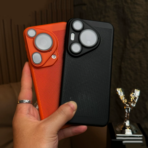 Luxury Cooling Grid Heat Dissipation Phone Case For Huawei Pura 90 Pro Max 80 70 60 Ultra Pro Plus Mesh Breathable Slim PC Cover