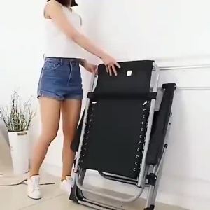 Foldable Chair Recliner 2 in 1 Folding chair and Folding bed 300KG Bearing Outdoor Folding chair