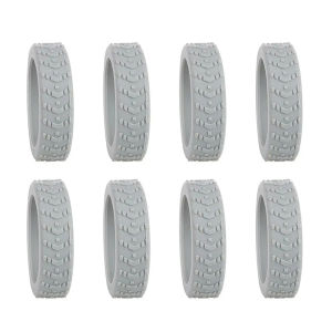 8PCS Luggage Wheel Covers Travel Suitcase Noise Reduction Wheel Guard Protectors Accessories