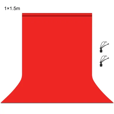 PULUZ 1m x 1.5m Photography Background Photo Studio Background Cloth Backdrop (Red)