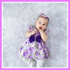 Dress Ruffle FREE Bandana Dress baby