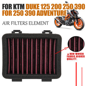 For KTM Duke 390 125 200 250 Duke 390 Adventure Motorcycle Air Filter Intake Cleaner Air Element Cleaner Spare Parts