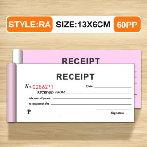 60 Pages Receipt For Business  Carbonized Receipt Wholesale Official Receipt Order Delivery Note With Control Number