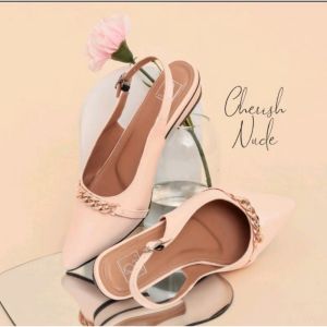 NEW ARRIVAL ABBUSHOES AG 08 sendal bapau tali rantai mules 3cm