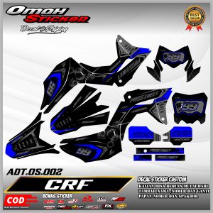 DECAL STIKER CRF L 150 FULL BODY CUSTOM. BISA GANTI NO DAN NAMA DESAIN. ADT.002