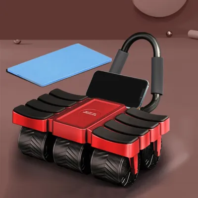 NEXASHOP Automatic Rebound Abdominal Wheel 6 Wheels 8 Elbow Exercise Wheels Upgrades Antislip Exercise Roller Home Gym