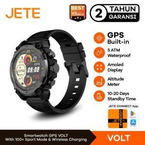 Smartwatch JETE VOLT with GPS Built in Amoled Display Waterproof - Altimeter & Barometer Features - Garansi Resmi 2 Tahun
