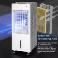 Air cooler electric fan 20L  Capacity water tank conditioner  cooler fan wide-angle fast cooling three-speed Air cooler fan electric fan with ice box fast cooling Three ice curtains to cool down aircon inverter window type Air cooler portable aircon. 