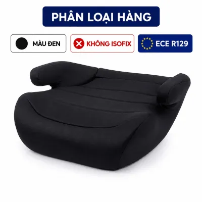 Ghế Booster Cho Trẻ Đi Ô Tô EMA - Đệm Nâng Xe Hơi ISOFIX Cao Cấp An Toàn Chuẩn Luật 2026
