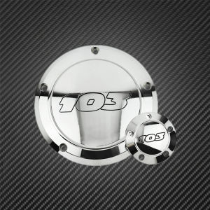Motorcycle 103 Derby Timing Engine Clutch Side Cover Black/Chrome For Harley Touring Dyna Softail Electra Glide Street Bob FLHX