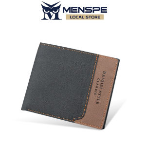 MENSPE Wallet Men Wallets Fashion Long Short Wallet PU Leather Long Wallet Business Wallets Mens Anti-theft Soft Wallet Splicing Two Fold Ultra-thin Long Wallet Travel Purses Coin Pouch ID Credit Cards Holders