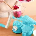 Kawaii Box juicers blenders lemon squeezer Plastic Hand-Cranked Squeezing Juicer Silicone Suction Bottom Manual Juice Mixer Kitchen Gadgets DIY Food Processor. 