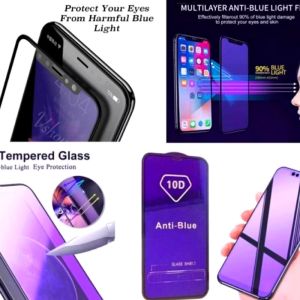 ia2 - TECNO Tempered Glass Full Blue Kaca Anti Radiasi SPARK GO 1 2021 2022 2023 2024