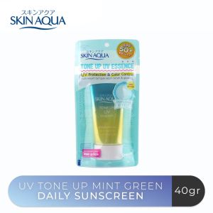 Skin Aqua Tone Up UV Essence SPF 50PA+++ || Radian Glowing Skin Lavender || Mint Green 40gr