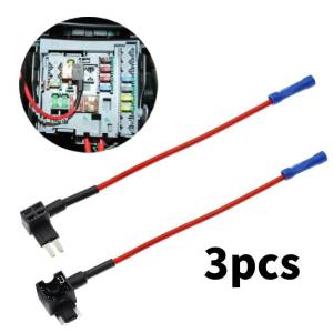12V/10A Micro / Mini / Standar Auto Fuse Add-a-Circuit TAP Adapter ATM APM Blade Fuse Holder