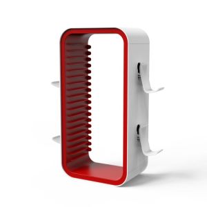 Kệ đựng đĩa cao cấp  thiết kế công thái học cho PS5 PS4 Xbox Nintendo có mốc treo tay cầm