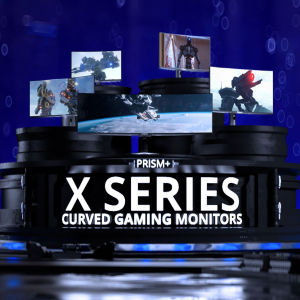 PRISM+ X270 PRO 27 180Hz 1ms 1500R Curved WQHD Adaptive Sync Ready Gaming Monitor [2560 x 1440]