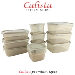 TOPLES PLASTIK SET TOPLES KULKAS SET TOPLES BUMBU SET TOPLES CALISTA RUMOI SOFT COLOUR 12PCS TEMPAT PENYIMPANAN MAKANAN KOTAK PENYIMPANAN MAKANAN TOPLES SET FOOD CONTAINER SET FOOD STORAGE SET TEMPAT BUMBU DAPUR SET TOPLES CALISTA OTARU SET LUNCH BOX SET