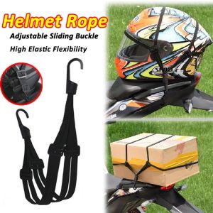 Universal Motorcycle Helmet Rope Motorcycle Helmet Mesh Luggage Net Protective Gears Luggage Strap