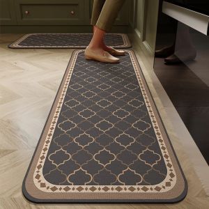 Kitchen Floor Mat New Style 2 in 1 Long Non-Slip Home Entrance Mats Living Room Bathroom Rugs