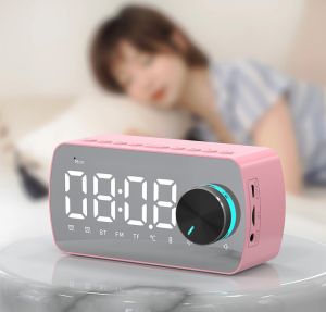 Loa Bluetooth TG10 Màn Hình Gương LED Kiêm Đồng Hồ Báo Thức