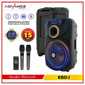Advance Speaker Portable Bluetooth K-1506 Speaker Meating Free 2 Mic