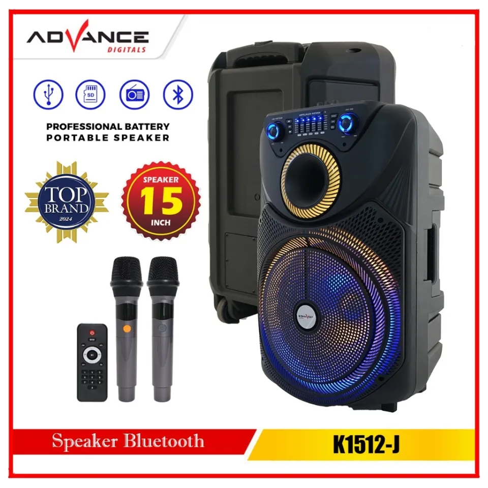 Advance Speaker K1512-J New Bluetooth Speaker 15 Inch Pcs