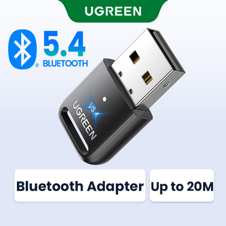UGREEN USB Bluetooth 5.4 Dongle Adapter for PC Speaker Wireless Mouse Keyboard Music Audio Receiver Transmitter Bluetooth Model: 35058